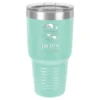 World S Best Boss Personalized 30 Ounce Teal Polar Camel Ringneck Tumbler