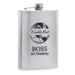 World S Best Boss Stainless Steel Flask