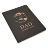 World S Best Dad Black Leatherette Portfolio & Pad Holder