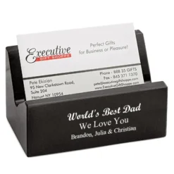 World S Best Dad Desktop Business Card Holder