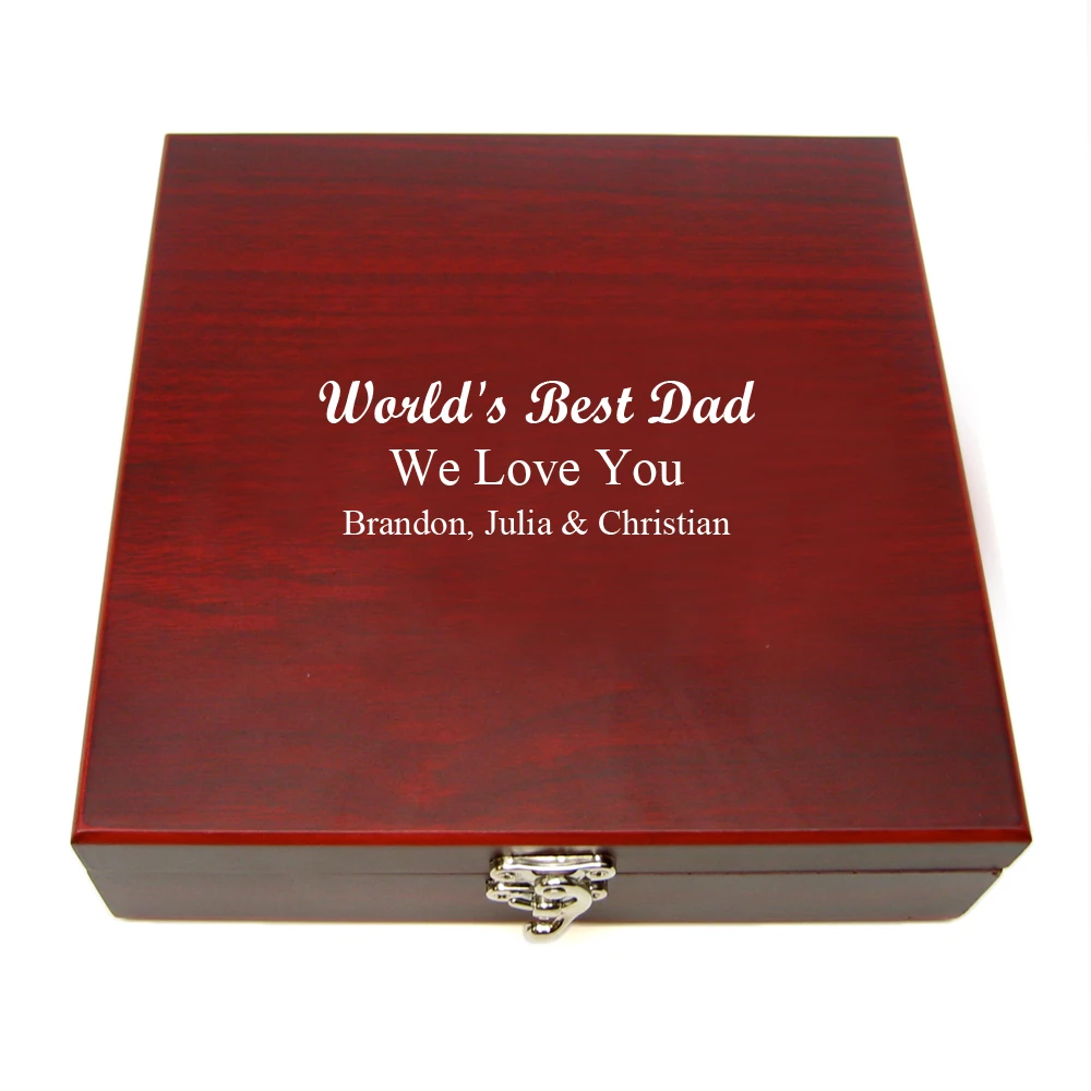 World S Best Dad Engraved Flask & Gaming Set 1 World S Best Dad Engraved Flask & Gaming Set