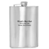 World S Best Dad Engraved Flask