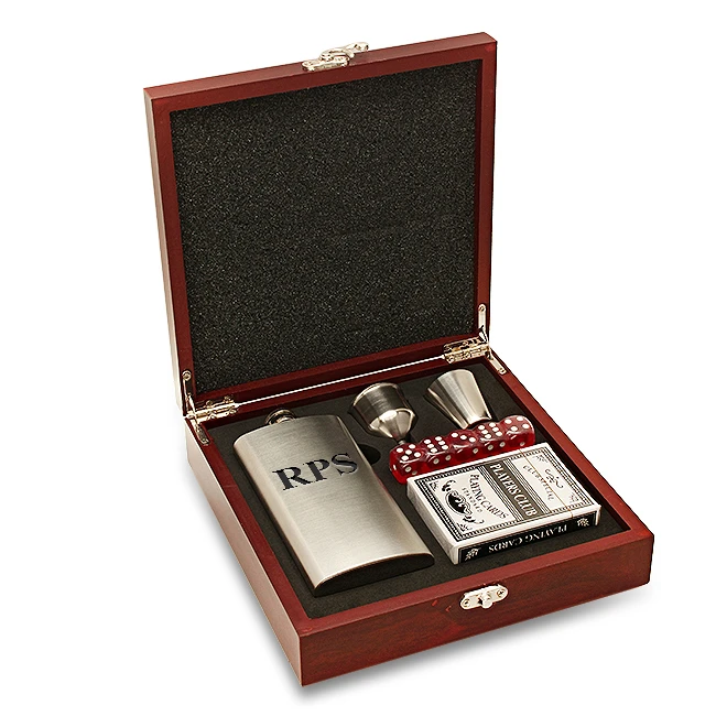 Deals Zippo Gifts Store -Deals Zippo Gifts Store the gamer rosewood boxed flask gaming set free personalization 81